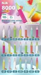 ILIA BAR抛弃式6代鴨嘴獸 8000口 一次性拋棄式